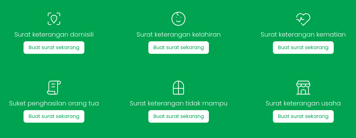 tentukan surat online