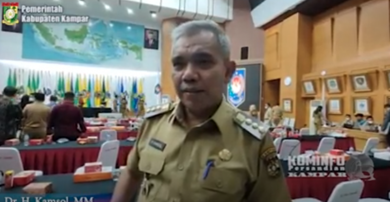 Pj Bupati Kampar Menghadiri Rakor Penjabat Kepala Daerah dan Pengarahan Menko / Kementerian Terkait